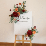 Vintage Wedding Welcome Sign Set