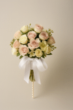 Simple pink and white bouquet