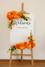 Warm Sun Wedding Welcome Sign Set