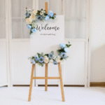 Blues Wedding Welcome Sign Set