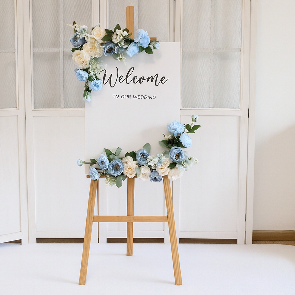66f4a45d-a5ac-4697-a626-7015fd89fbf1 Blues Wedding Welcome Sign Set - 图片 1