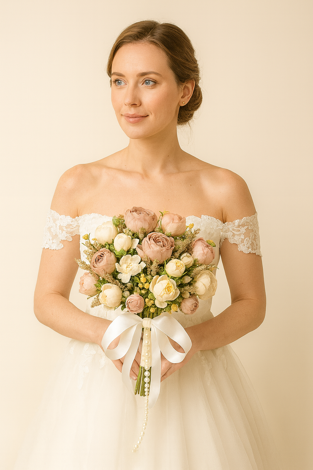 6cf5da6d-0c53-4476-89a7-0ae6818d8809 Simple pink and white bouquet - 图片 2