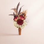 Forest retro men's corsage - 图片 2