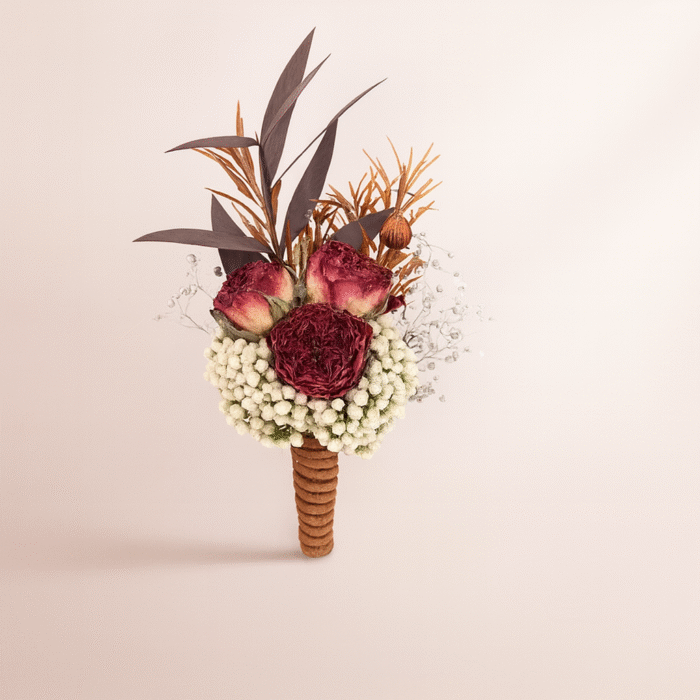 Forest retro men's corsage - 图片 2