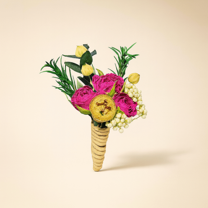 Colorful men's corsage - 图片 2