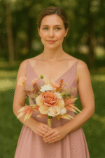 Pink and Orange Romantic Bouquet - 图片 2